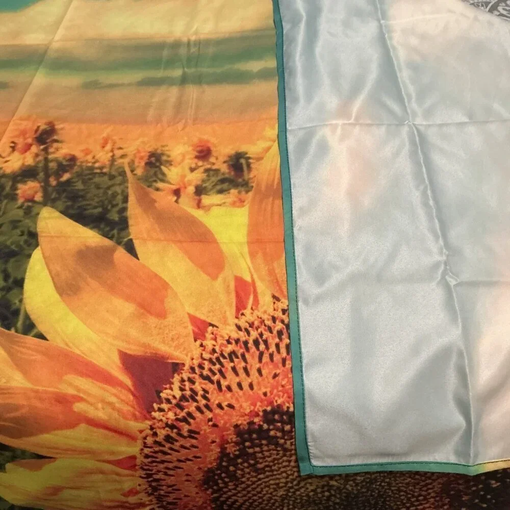 SUNFLOWER TAPESTRY WALL HANGING